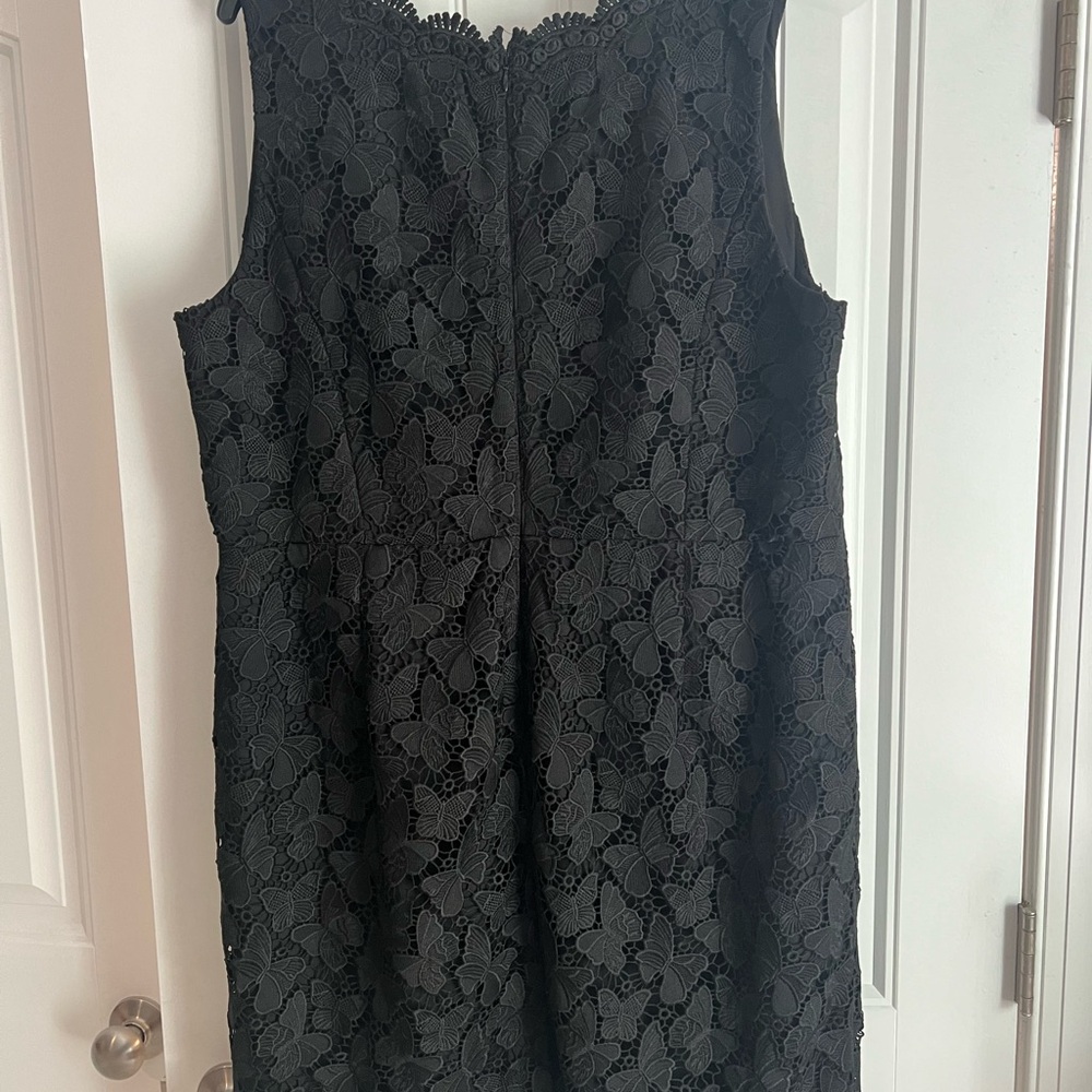 Stunning Black Lace RSVP by Talbots Evening Dress 18W